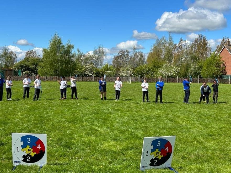 Archery on the field