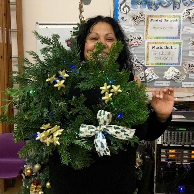 Wreath making 1b